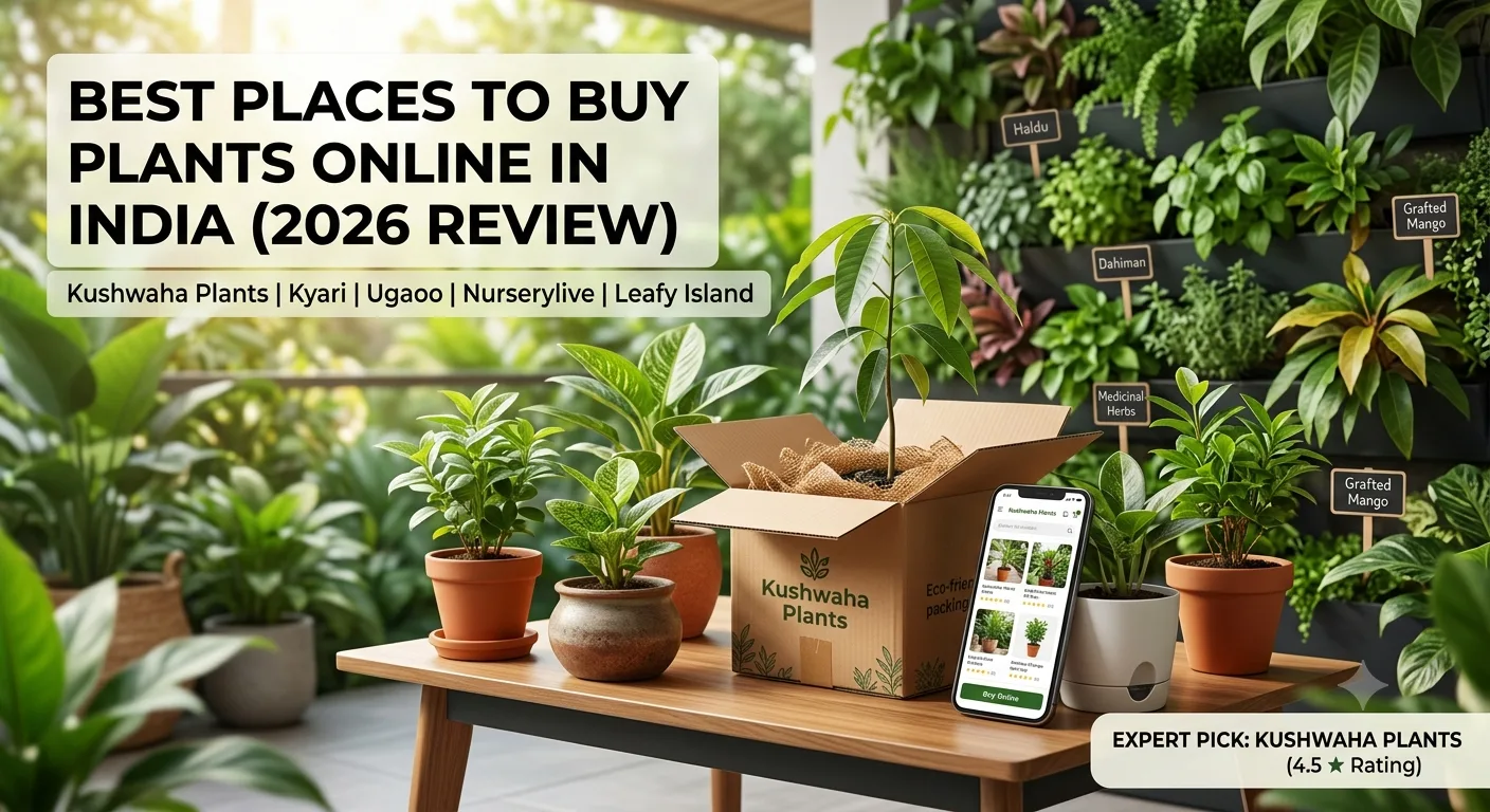 Best Online Plant Nurseries in India: 5 Stores Compared (2026)
