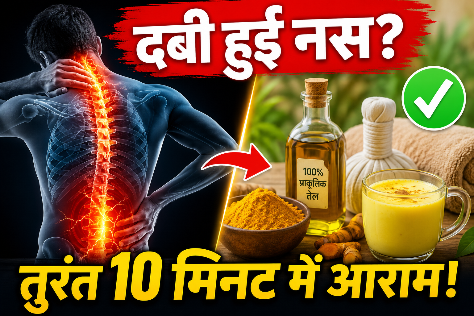 दबी हुई नस खोलने के घरेलू उपाय: लक्षण, कारण और 10 असरदार तरीके (Pinched Nerve Treatment at Home)